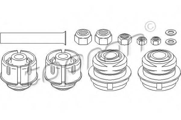 TOPRAN 400331 Ремкомплект, поперечний важіль підвіски