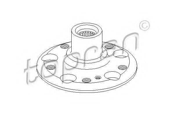 TOPRAN 400359 Маточина колеса