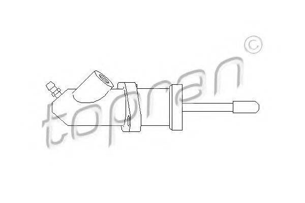 TOPRAN 500507 Робочий циліндр, система зчеплення