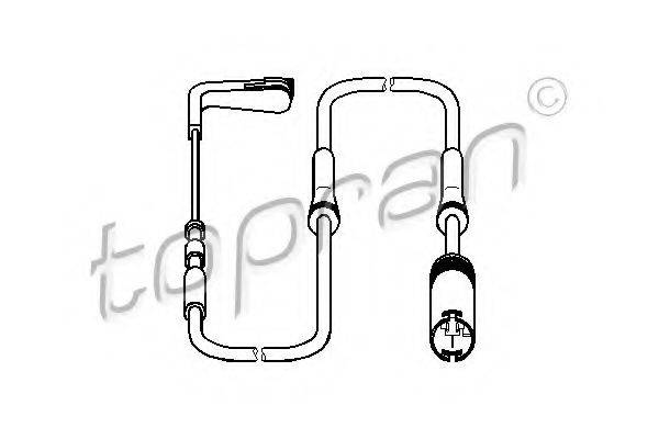 TOPRAN 500996 Датчик, знос гальмівних колодок