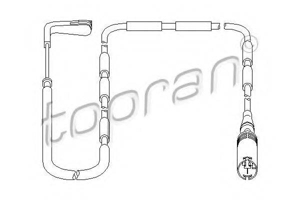 TOPRAN 500997 Датчик, знос гальмівних колодок