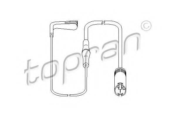 TOPRAN 500995 Датчик, знос гальмівних колодок