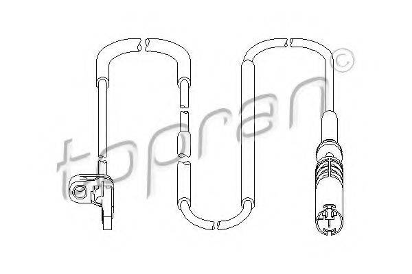 TOPRAN 501466 Датчик, частота обертання колеса