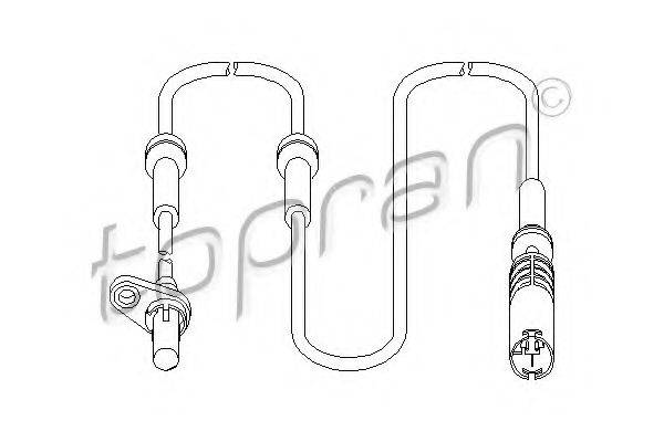 TOPRAN 501079 Датчик, частота обертання колеса