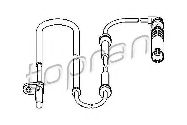 TOPRAN 501080 Датчик, частота обертання колеса