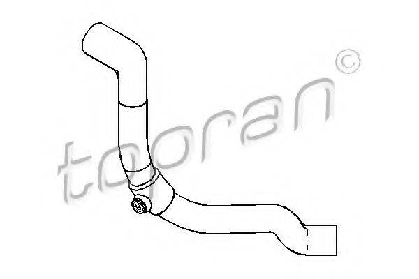 TOPRAN 700508 Шланг радіатора