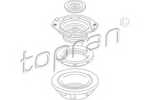 TOPRAN 700363 Опора стійки амортизатора