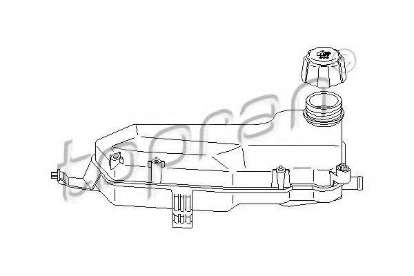 TOPRAN 700336 Компенсаційний бак, охолоджуюча рідина