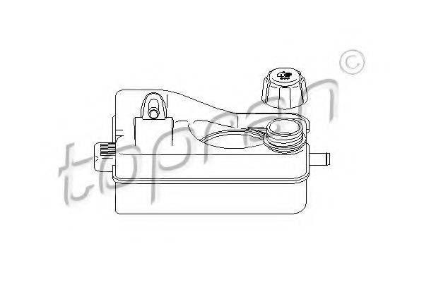 TOPRAN 700428 Компенсаційний бак, охолоджуюча рідина