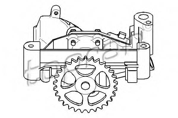 TOPRAN 721210 Масляний насос