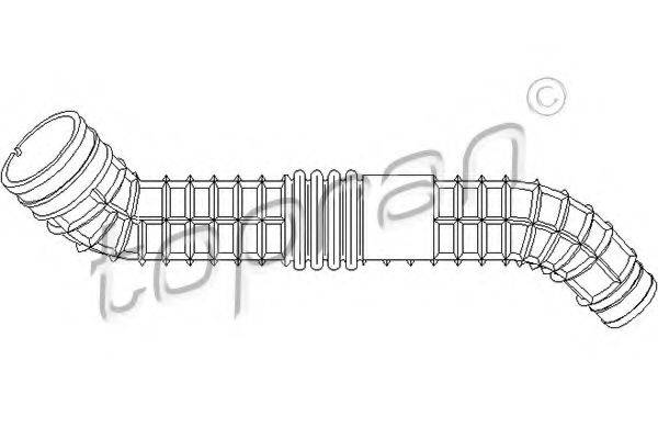 TOPRAN 722078 Рукав повітрозабірника, повітряний фільтр
