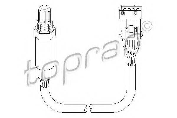TOPRAN 721858 Лямбда-зонд