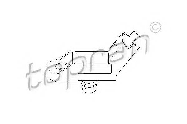 TOPRAN 721622 Датчик, тиск у впускному газопроводі
