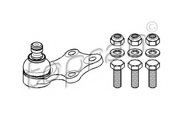 TOPRAN 721846 несучий / напрямний шарнір