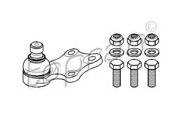TOPRAN 721848 несучий / напрямний шарнір