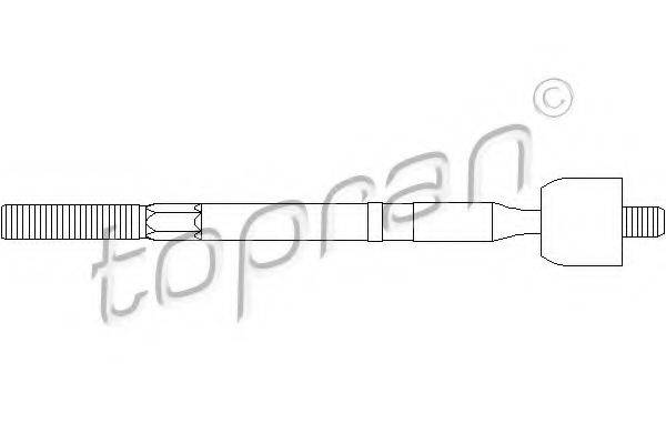 TOPRAN 720408 Осьовий шарнір, рульова тяга