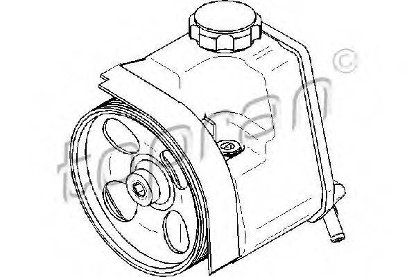 TOPRAN 722567 Гідравлічний насос, кермо