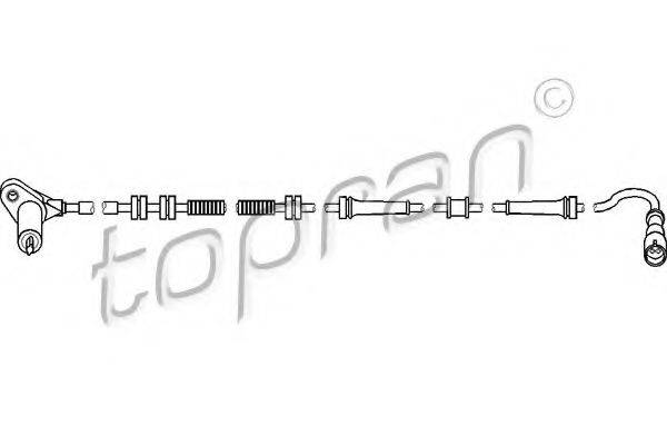 TOPRAN 722662 Датчик, частота обертання колеса