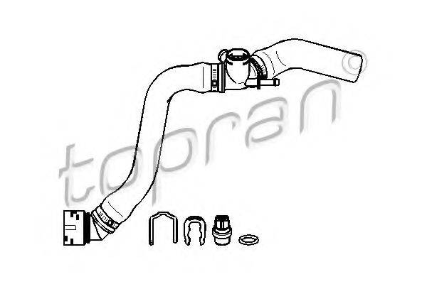TOPRAN 113231 Шланг радіатора