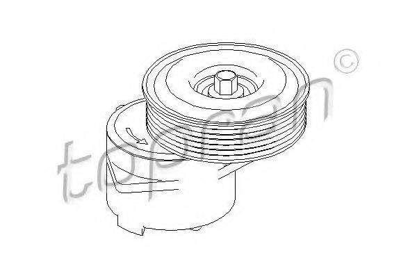 TOPRAN 304096 Натягувач ременя, клинового зубча