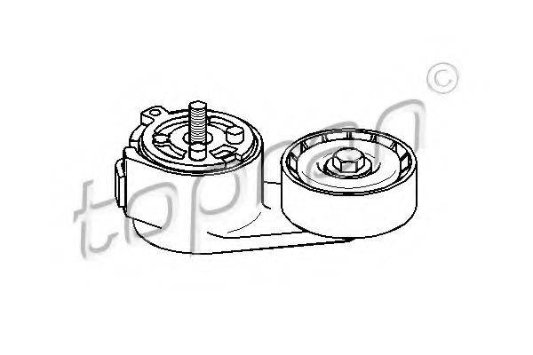 TOPRAN 304102 Натягувач ременя, клинового зубча