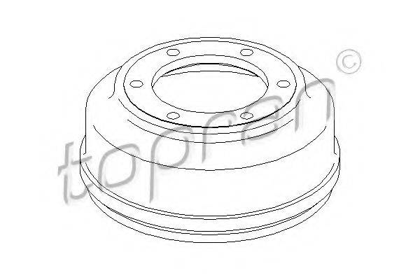TOPRAN 303978 Гальмівний барабан