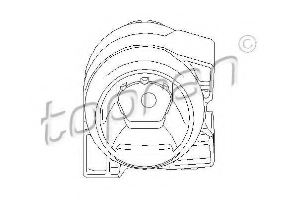 TOPRAN 407830 Підвіска, двигун