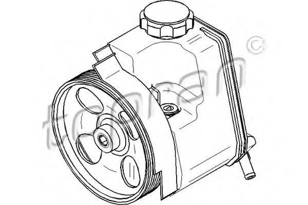 TOPRAN 722817 Гідравлічний насос, кермо