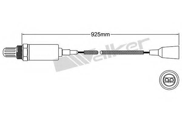 WALKER PRODUCTS 25021015 Лямбда-зонд