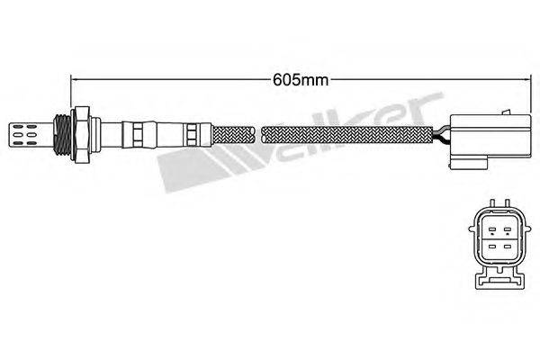 WALKER PRODUCTS 25024193 Лямбда-зонд