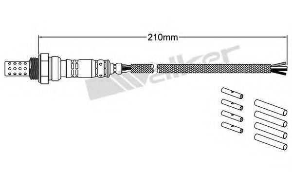 WALKER PRODUCTS 25024400 Лямбда-зонд