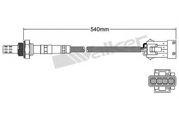 WALKER PRODUCTS 25024178 Лямбда-зонд