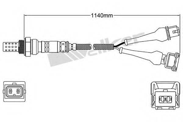 WALKER PRODUCTS 25024132 Лямбда-зонд