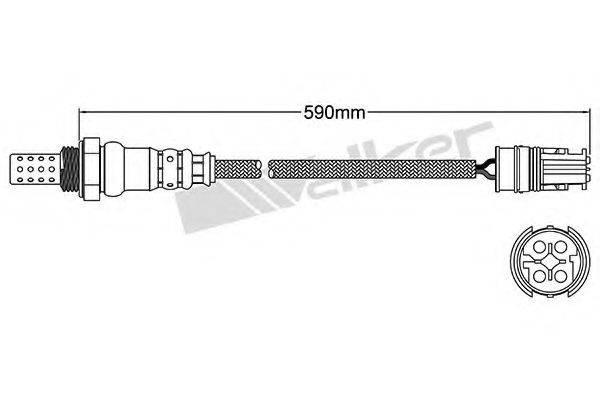 WALKER PRODUCTS 25024463 Лямбда-зонд