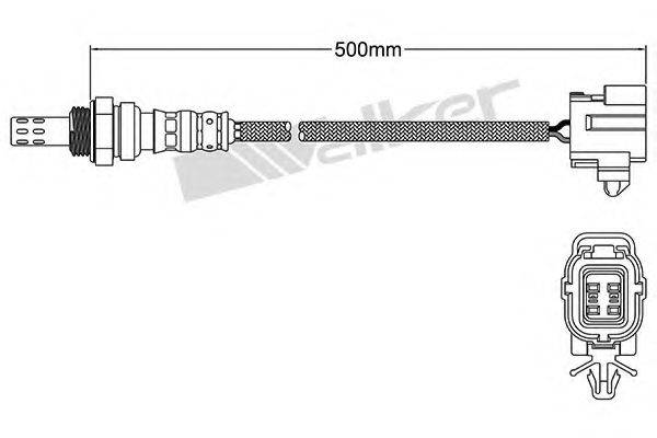 WALKER PRODUCTS 25024369 Лямбда-зонд