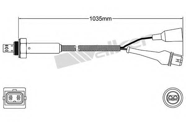 WALKER PRODUCTS 25023516 Лямбда-зонд