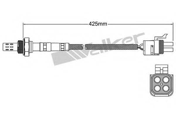 WALKER PRODUCTS 25024330 Лямбда-зонд