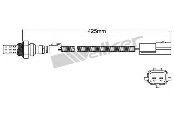 WALKER PRODUCTS 25022076 Лямбда-зонд