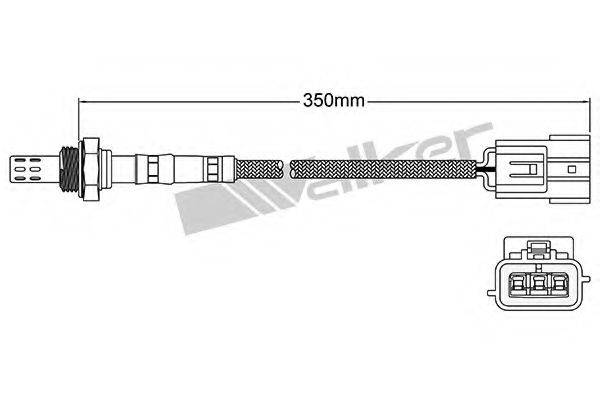 WALKER PRODUCTS 25023159 Лямбда-зонд