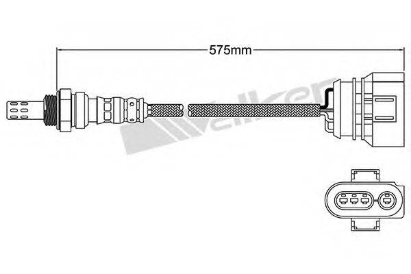 WALKER PRODUCTS 25024719 Лямбда-зонд