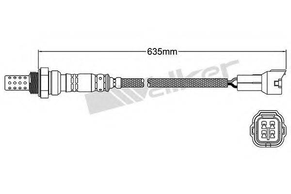 WALKER PRODUCTS 25024335 Лямбда-зонд