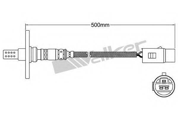 WALKER PRODUCTS 25023051 Лямбда-зонд