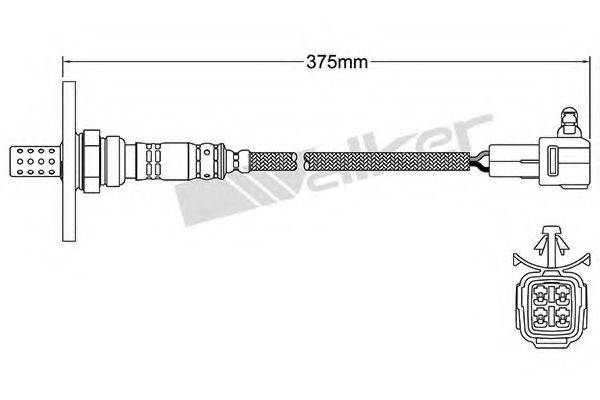 WALKER PRODUCTS 25024051 Лямбда-зонд