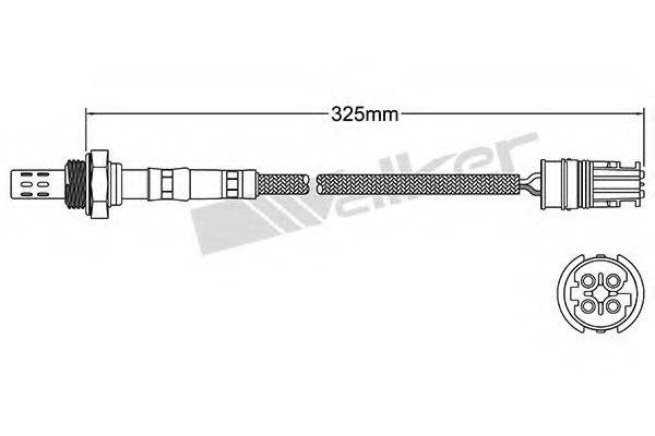 WALKER PRODUCTS 25024413 Лямбда-зонд