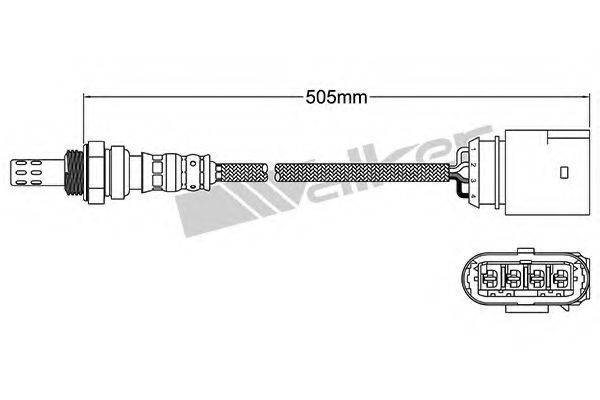 WALKER PRODUCTS 25024560 Лямбда-зонд