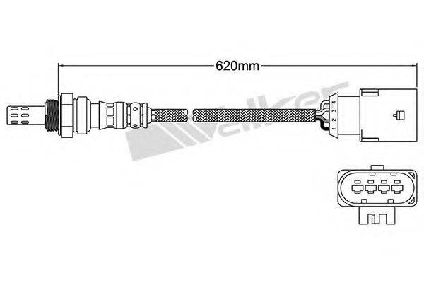 WALKER PRODUCTS 25024480 Лямбда-зонд