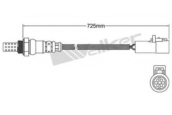 WALKER PRODUCTS 25024976 Лямбда-зонд