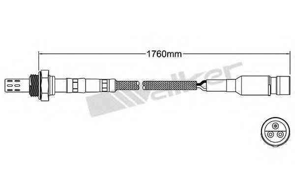 WALKER PRODUCTS 25023034 Лямбда-зонд