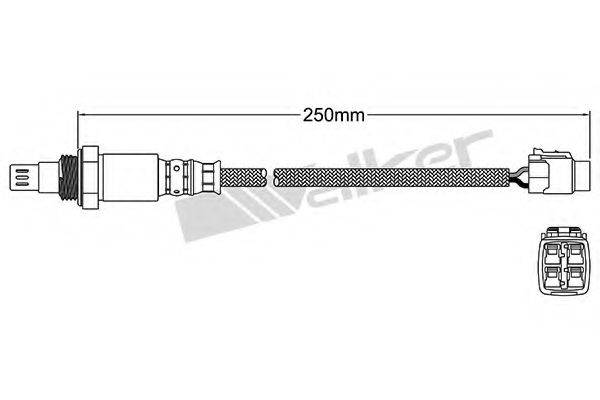 WALKER PRODUCTS 25054071 Лямбда-зонд