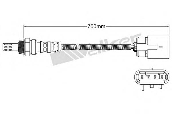 WALKER PRODUCTS 250241045 Лямбда-зонд